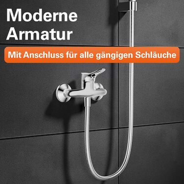 Змішувач для ванної кімнати EISL Verona з витяжною штангою та комплектом зливу, однорідний змішувач для раковини, хром