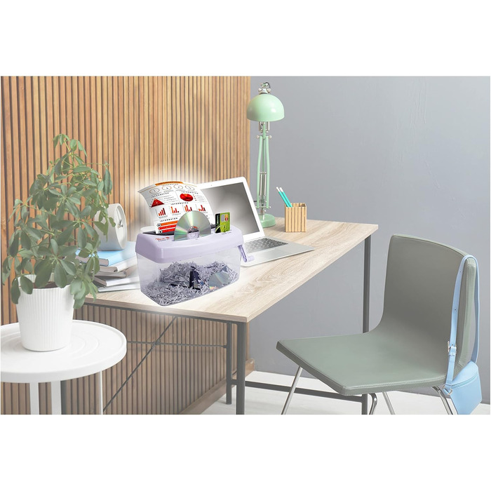 Шредер для паперу Peach PS500-40A: 10 листів, P-4, 21 літр, DSGVO, для офісу