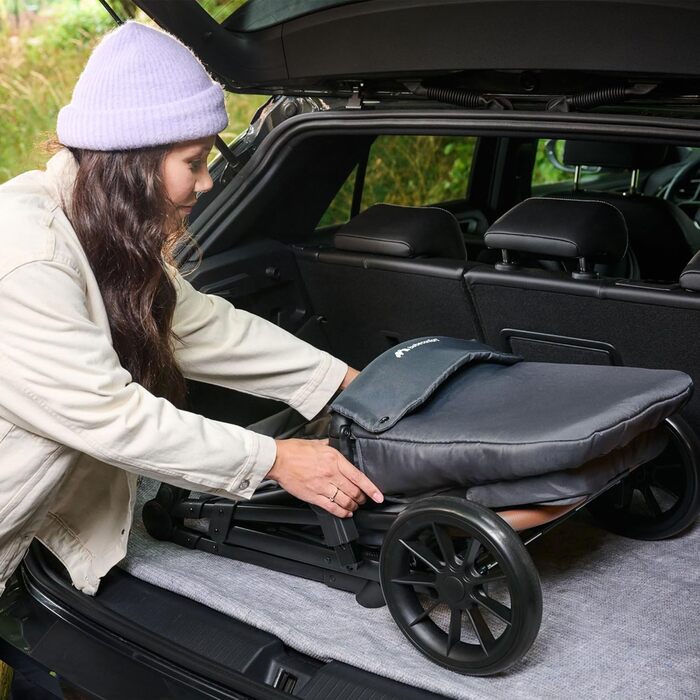 Дитяча коляска Bebeconfort Haze Trio 3-в-1, 0-4 роки, до 22 кг, i-Size, компактна, Tinted Stone