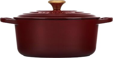 Le Creuset Signature Казанок з чавуну з кришкою, Ø Круглий, 4.2 л, Ocean (Рона), для всіх типів плит, включаючи індукційну