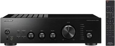 Інтегрований підсилювач Pioneer A-40AE, 2x60 Вт, пряма енергія, MM-Phono та цифровий вхід, чорний