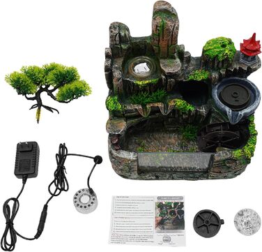 Настільний фонтан Zimmerbrunnen: міні-фонтан для дому, офісу, саду, кімнати, медитації, декору, подарунка