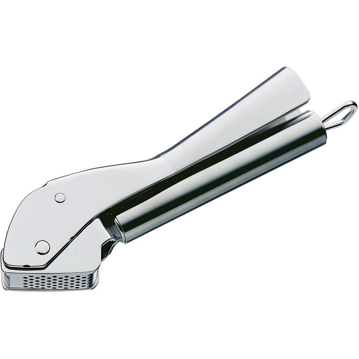 Прес для часнику WMF Profi Plus, нержавіюча сталь, 17,5 см, Cromargan, придатний для миття в посудомийній машині