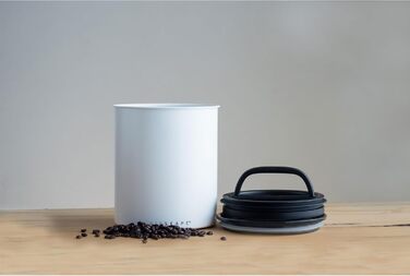 Контейнер для кави Airscape - 1,1 кг, герметичний, зберігає свіжість, білий