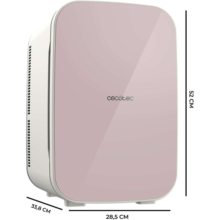 Міні-холодильник Cecotec Bolero MiniColing 25 л, рожевий, 12-220V, для авто та кемпінгу, з регулюванням температури