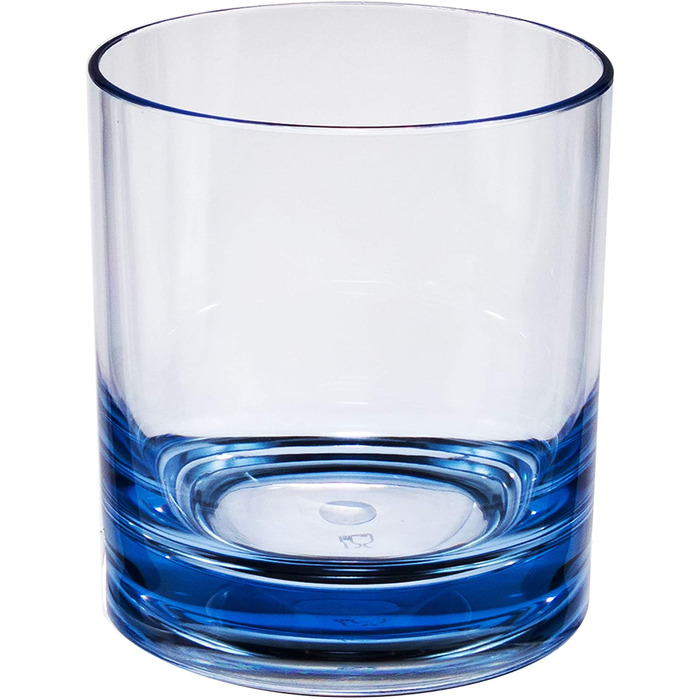 Набір посуду для кемпінгу на 4 особи, блакитно-білий, з меламіну, 16 предметів. Ідеально для кемпінгу, трекінгу, подорожей та пікніків.