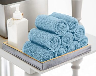 Набір мочалки Utopia Towels 100 бавовна, абсорбуюча та м'яка, 24 шт. и, бежева