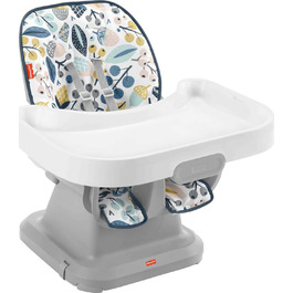 Дитячий стільчик Fisher-Price SpaceSaver, морська хвиля, портативний, для малюків та дітей, легко миється