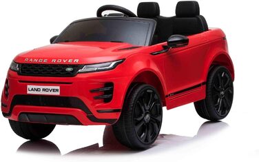 Електромобіль для дітей 12V червоний, подвійне шкіряне сидіння, MP3-плеєр з USB, 4x4, батарея 12V10Ah, EVA-колеса, запуск з ключа, Bluetooth-пульт