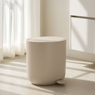 Відро для сміття Relaxdays з м'яким закриттям, 7 л