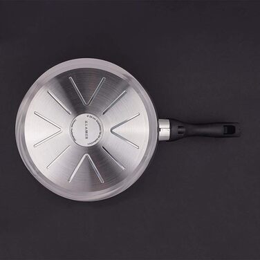 Кламер Професійна сковорода з нержавіючої сталі 28 см з індукційним покриттям преміум-класу