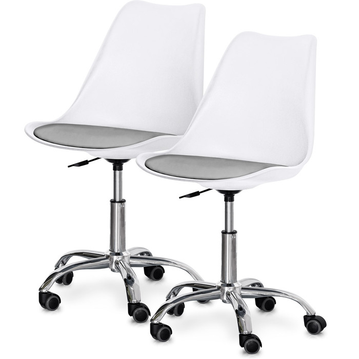 Комплект (2шт) крісло Evo-Kids Capri White / Grey (арт H-231 W/G -Х2)