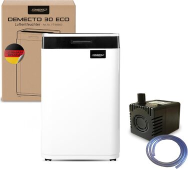 Вологопоглинач Comedes Demecto 30 Eco з помпою (25л/24г) для дому та підвалу до 100м²