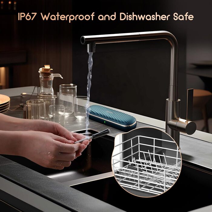 Бездротовий термометр Inkbird для м'яса з Bluetooth, IP67, 91м, для гриля, BBQ, духовки, копчення, ротисерії (INT-11X-B)