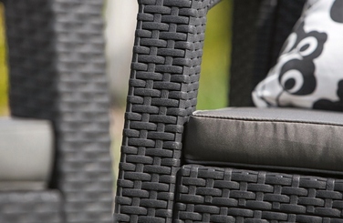 Комплект садових меблів Keter з пластику, сірий, 4 предмети