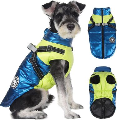 Зимове пальто для собак, RosyFate, тепле та захищене від дощу, для малих та середніх собак (L)