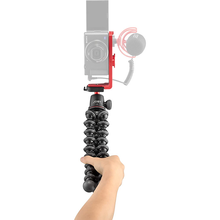 JOBY GorillaPod 3K Vert Kit – компактний гнучкий штатив з вертикальною L-платою та кульовою головкою для бездзеркальних камер (до 3 кг)