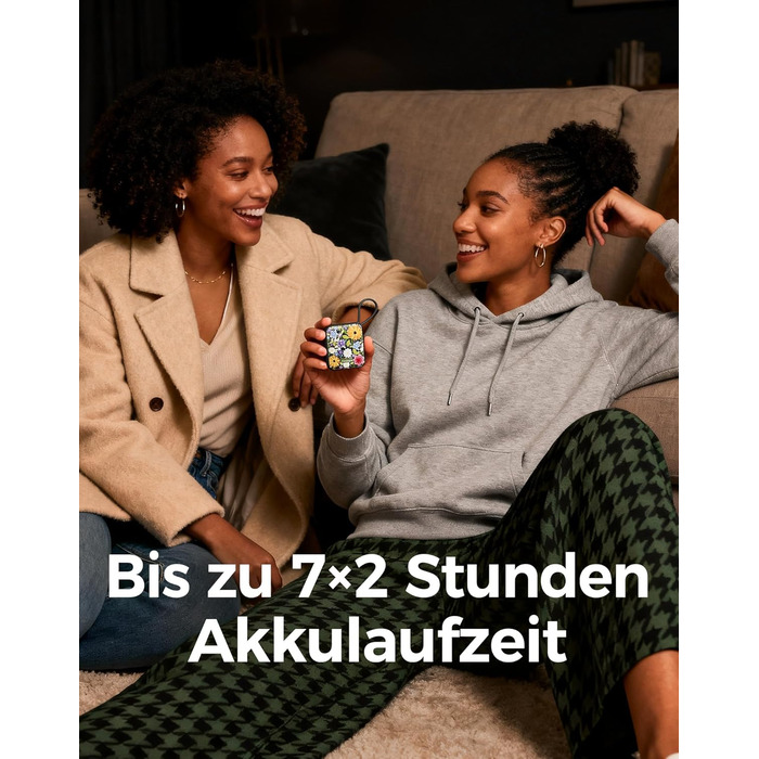 Електричні грілки для рук OCOOPA 2 шт., багаторазові, 4000mAh, USB, 3 режими нагріву, до 52°C, подарунок на Новий рік, для зимового відпочинку, катання на лижах, подорожей та активного відпочинку, UT5 Nano Blühende Farbenpracht (Ocoopa x Künstleredition)