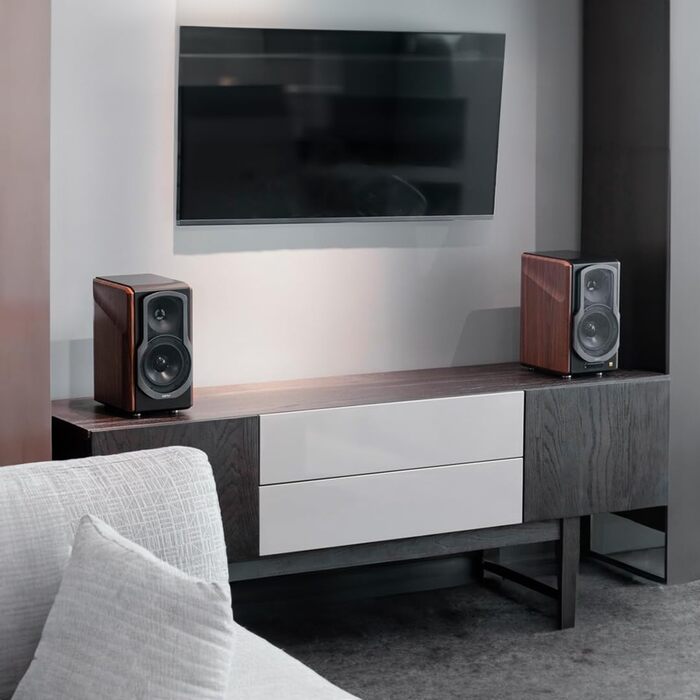 Активні полочні колонки Edifier S2000MKIII 2.0 Bluetooth, 130 Вт, студійні монітори для аудіофілів з оптичним та лінійним входом, дерево