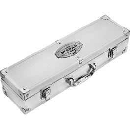 Набір для гриля AMAVEL з гриль-посудом та гравіюванням, персоналізований з ім'ям, з лопаткою, виделкою та щипцями, з нержавіючої сталі, подарунок для чоловіків