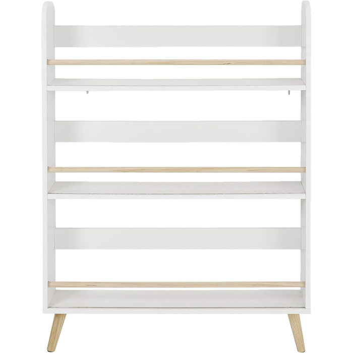 Вузька книжкова шафа для дитячої кімнати Vertbaudet Confetti біла/натуральна ONE size one size біла/натуральна