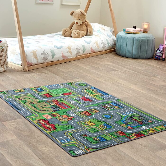 Килим-студійний килим для дитячої кімнати 95x133 см, дитячий килим, вуличний килимок для хлопчиків і дівчаток для спальні та ігрової кімнати