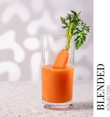 Склянки для напоїв Krosno Longdrink 350 мл, набір 6 шт. Blended – для води, коктейлів, ресторанів, посудомийна машина