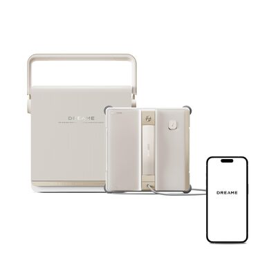 Робот-мийник вікон Dreame C1 Station S Kit з мобільною станцією, автоматичним згортанням кабелю та CornerClean-технологією