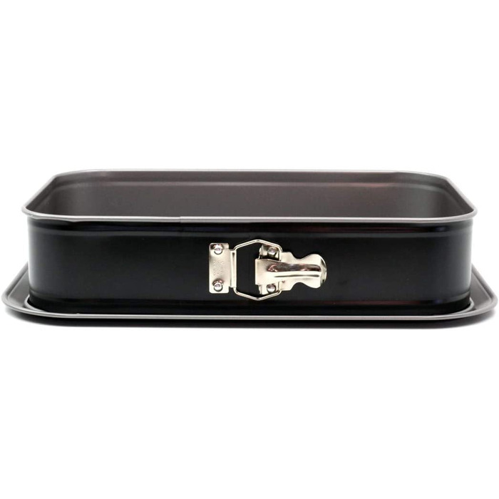 Форма для випічки Kaiser, прямокутна, з кришкою, антипригарна, для тірамісу, з плоским дном, витікання запобігає, легко закривається