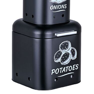 Набір з 3 контейнерів для зберігання картоплі Relaxdays