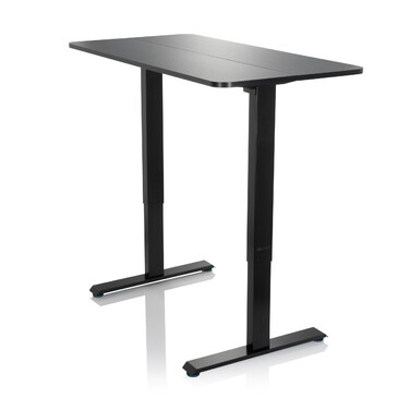 Робочий стіл STAND CR 120 x 60 з ручним регулюванням висоти, чорний колір, hjh OFFICE