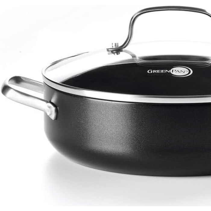 GreenPan сковорода з антипригарним покриттям 28 см з кришкою, CC003347-001