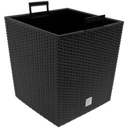 Вазон Rato Низький Антрацит 32x32x33см