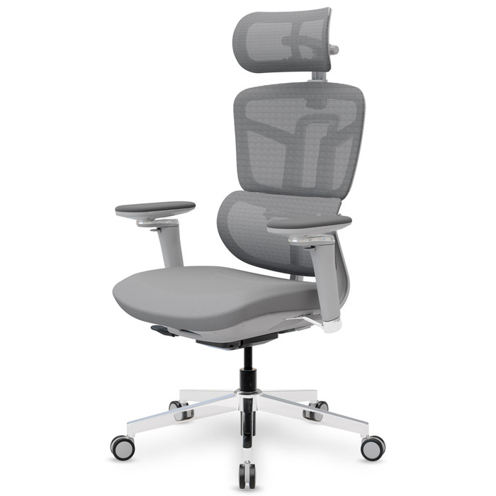 Крісло Mealux S4 Air Fabric Grey (арт. HF-S4 F/G)