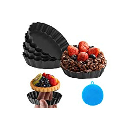 Форма для тарталеток з 8 предметів, форма для тарталеток з антипригарним покриттям, форма для фруктових кексів Ø10 см, знімні формочки для тарталеток з пухким дном, капуста