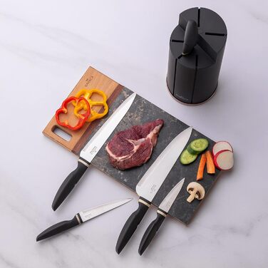 Набір кухонних ножів KARACA Proof Cut (6 шт.), сталь, професійний, легко миється, елегантний дизайн