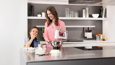 Міксер ручний Braun MultiMix 5 HM51.00WH білий, 750 Вт, 9 швидкостей, нержавіюча сталь