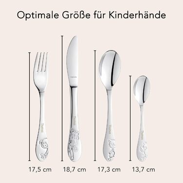 Дитячий набір посуду Kinderbesteck з гравіюванням імені, від 3 років, подарунок на хрещення/день народження, посуд для дітей, фермерський стиль