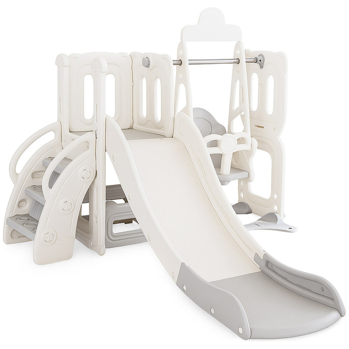 Дитячий ігровий комплекс Mealux Elsa White / Grey (арт. KD-B012 White / Grey)