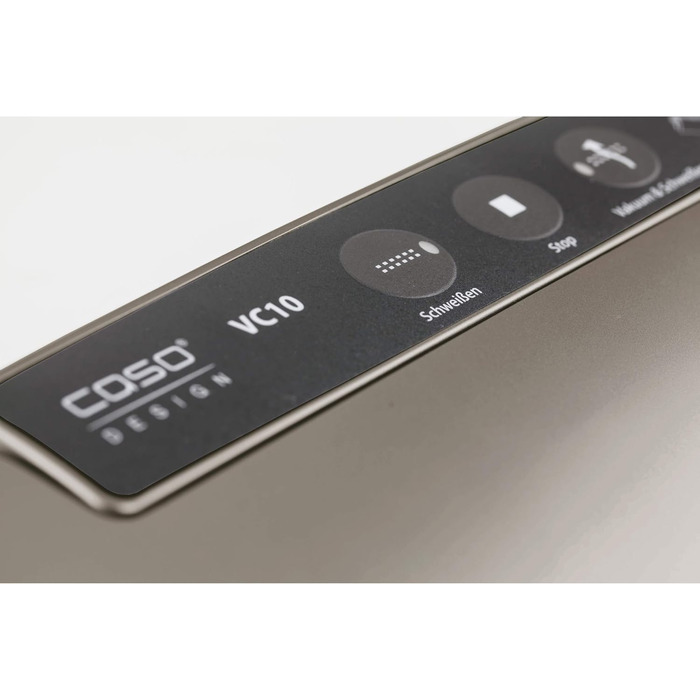 Вакууматор CASO VC 10 Plus Edition з великим набором аксесуарів, ширина шва 30 см, регулювання сили вакууму, помпа 9 л/хв