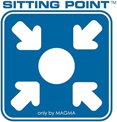 SEAT POINT only by MAGMA Beanbag Set Scuba Swing Stool Jeans Blue, SEAT POINT only by MAGMA Beanbag Set Scuba Swing Stool Jeans Blue