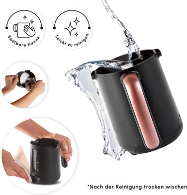 Кавомашина KARACA Hatır Roast для приготування турецького кави, рожеве золото, 5 чашок, 535W, з системою попередження, ложка, легке очищення