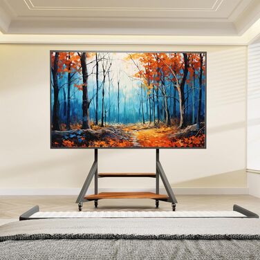 Стійка для телевізора Boden 65-100 дюймів з поличкою, чорна, VESA 800x600, модель VC-Z1188