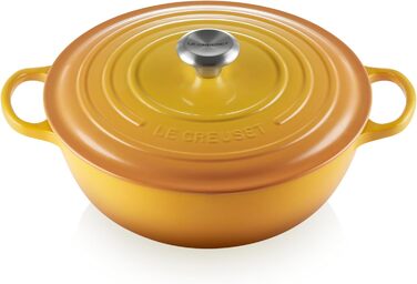 Каструля Le Creuset Signature з чавуну, 28 см, 4.9 л, для всіх плит, включаючи індукційну, Nectar