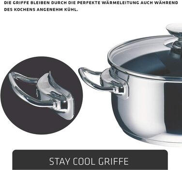 Каструля Berndes Injoy Special Edition 20 см, нержавіюча сталь, для всіх плит, з кришкою