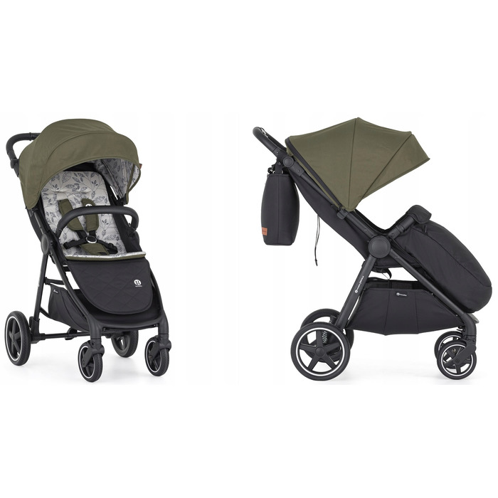 Дитячий прогулянковий візок Petite&Mars Royal 3 BLACK Mature Olive