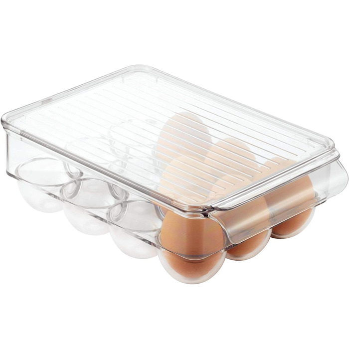 Контейнери для овочів і яєць IDesign 71640EU пластикові прозорі