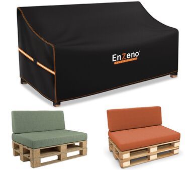 Чохол для садово-патіо меблів Enzeno L-подібної форми, водонепроникний, вітростійкий, 255x255x87 см