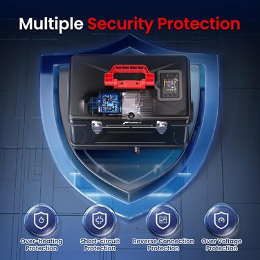 Портативна дизельна пічка опалення 8kW з пультом керування, Toolbox Compact 2S, 220-240V AC та 12/24V DC, 0,12–0,36 л/год, адаптивна до висоти 5500м, тиха робота, оновлення 2025