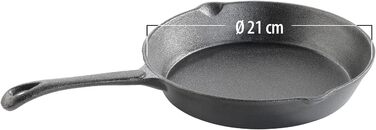 Торнвальд-Ковальська чавунна сковорода чавунна сковорода, 21 см (чавунні сковороди для гриля)